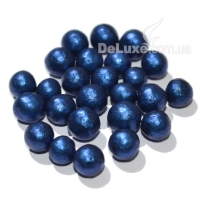 Сахарный декор в виде синих шариков