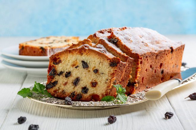 Классический кекс с изюмом