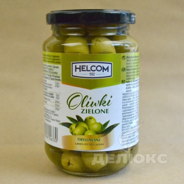 Зеленые консервированные оливки 330 грамм