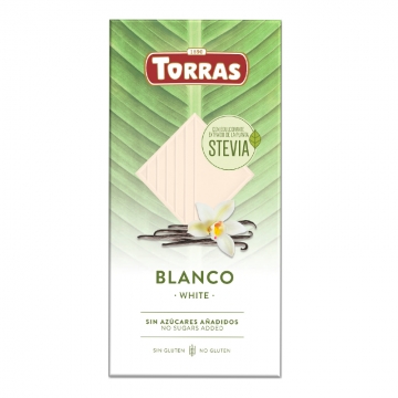 Шоколад Torras Stevia Blanco 125 г