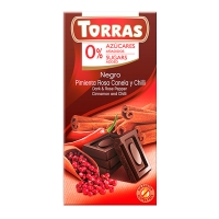 Шоколад Torras черный с перцем и корицей 75 г