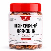 Орех пекан жареный в карамели, упаковка 100 г