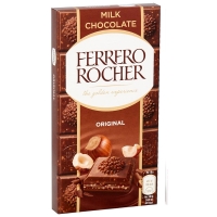 Шоколад Ferrero Rocher молочный с фундуком