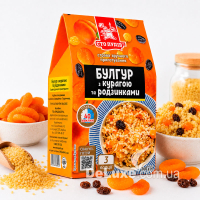 Булгур с курагой и изюмом