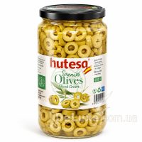 Оливки зеленые нарезанные Hutesa