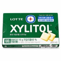 Жевательная резинка Lotte Xylitol Original, пачка 16 г, 60 % ксилита