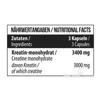 Харчова цінність креатину Creapure MST у капсулах