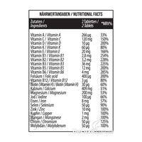 Витамины и минералы в дозе MST All Vitamins на этикетке