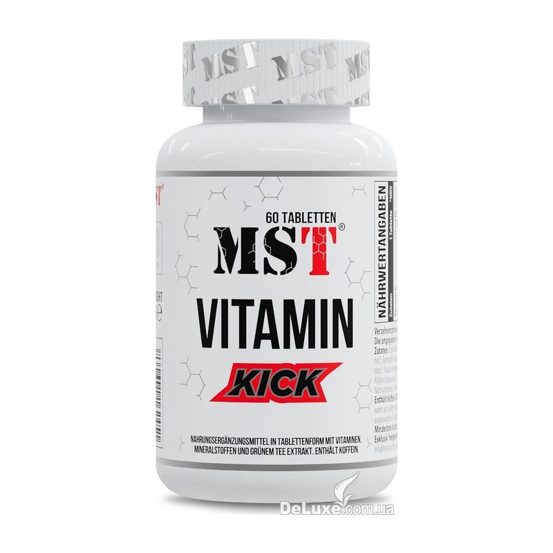 Комплекс витаминов MST Vitamin Kick, банка 60 таблеток