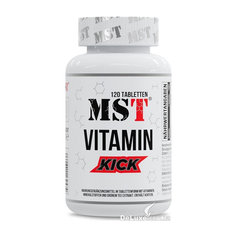 Комплекс витаминов MST Vitamin Kick, банка 120 таблеток