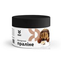 Банка фундучного пралине Cookit 180 г с чёрной крышкой