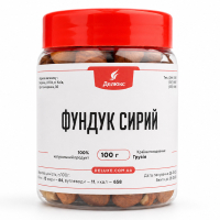 Баночка с фундуком 100 г, фото упаковки