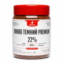 акао темный Premium 22% алкализированный, упаковка 100 г