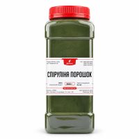 Сухая спирулина в порошке 0,5 кг в большой банке