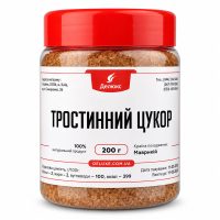 Коричневый сахар 200 г в упаковке