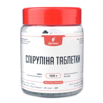 Натуральная добавка спирулина 100 г