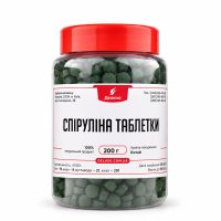 Спирулина 100% в таблетках, упаковка 200 г