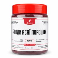 Порошок асаї без цукру, упаковка 100 г