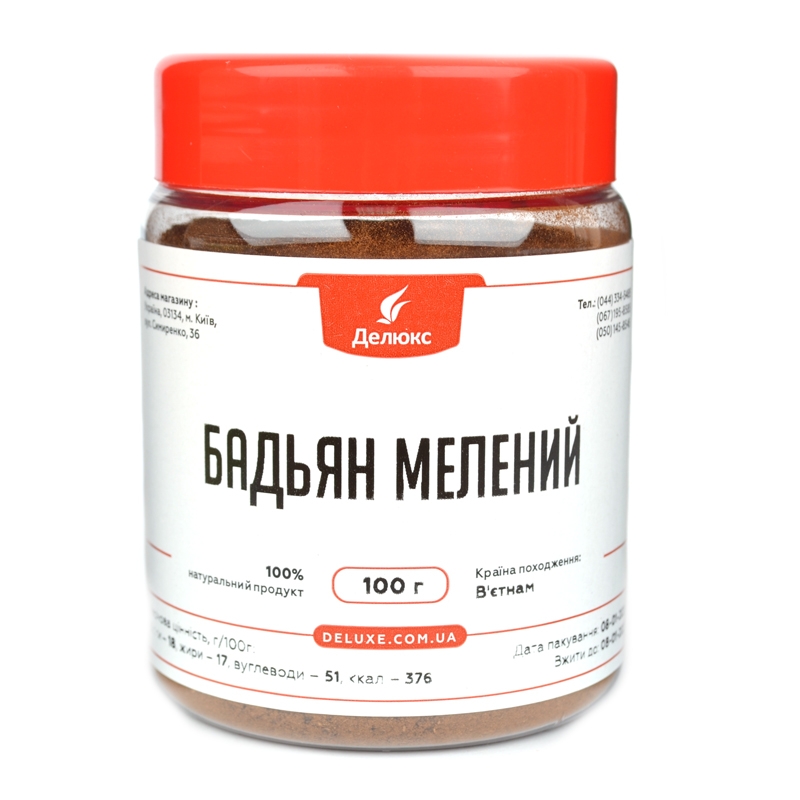 Фото упаковки бадьяна 100 грамм