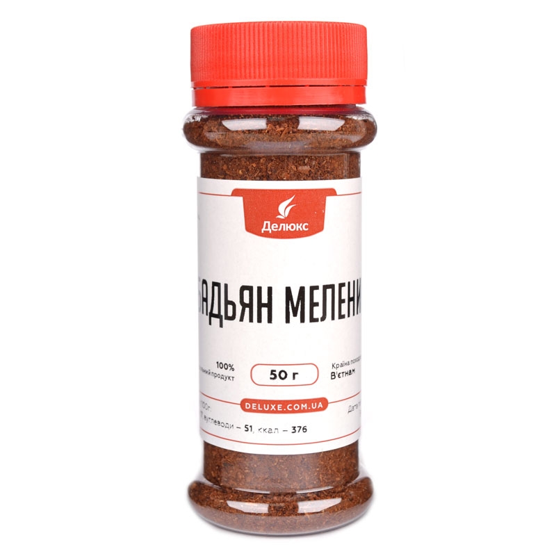 Упаковка молотого бадьяна 50 г