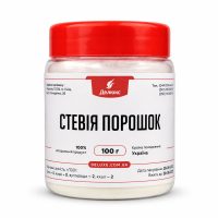 Натуральна стевія в порошку, упаковка 100 г