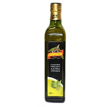 Масло оливковое 100% "Coopoliva" Экстра Вирджин (стекло), 0,5л.