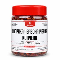 Паприка копченая резаная 100 г в банке