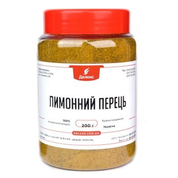 Упаковка лимонного перца весом 200 г