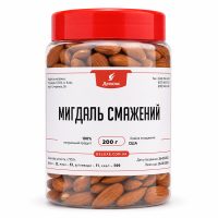 Мигдаль смажений 200 г в упаковці