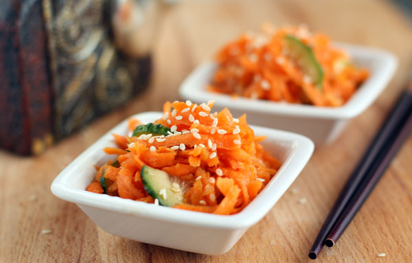 Остро-пряный салат из моркови