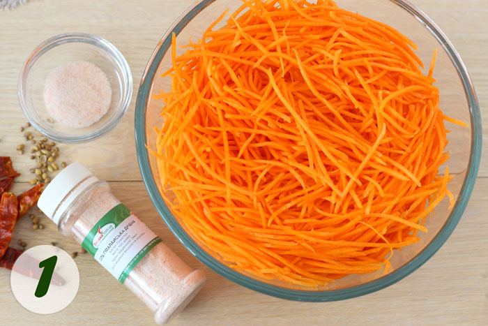 Морковь по корейский без лука