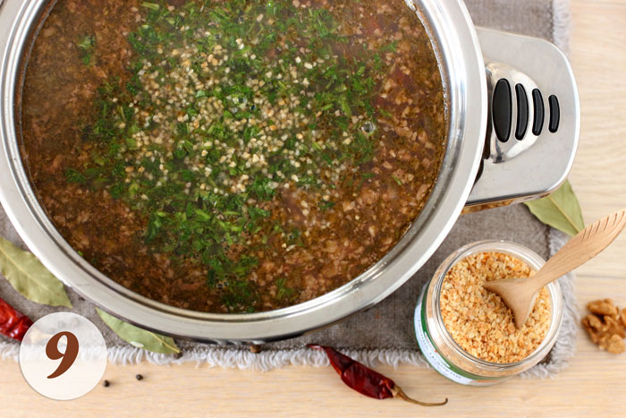 Рецепт супа харчо с хмели-сунели