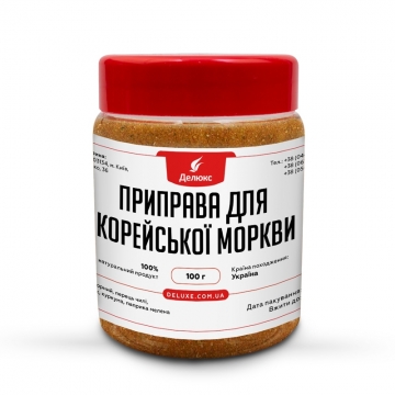 Упаковка приправы для корейской моркови, 100 грамм
